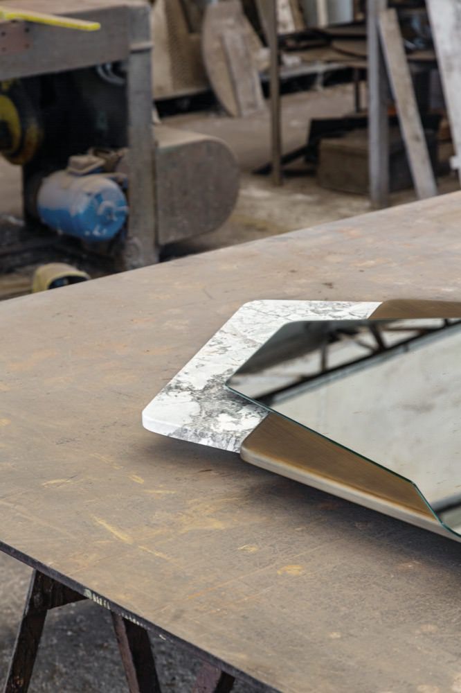 Detail of the mirror