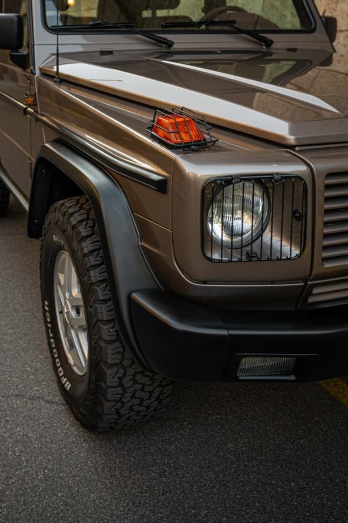 Mercedes G Class series W463 in golden brown