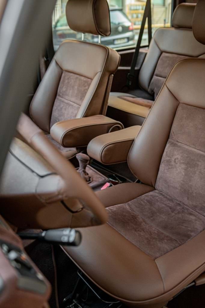 Mercedes G Class series W463 in golden brown