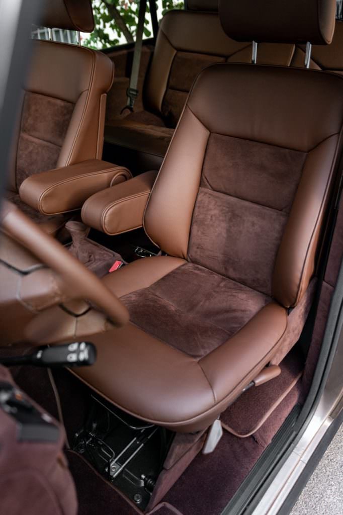 Mercedes G Class series W463 in golden brown