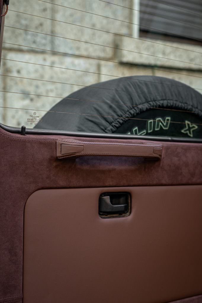 Mercedes G Class series W463 in golden brown