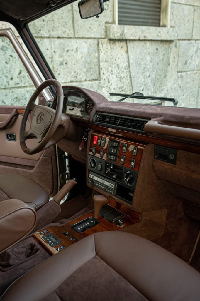 Mercedes G Class series W463 in golden brown