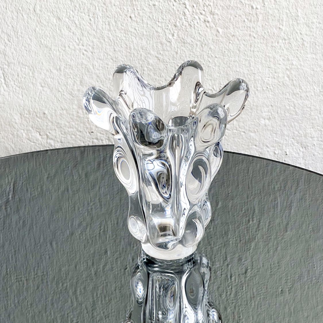 Spinzi-Vintage-Art-Vannes-Clear-Crystal-Glass-Art-Vase-1