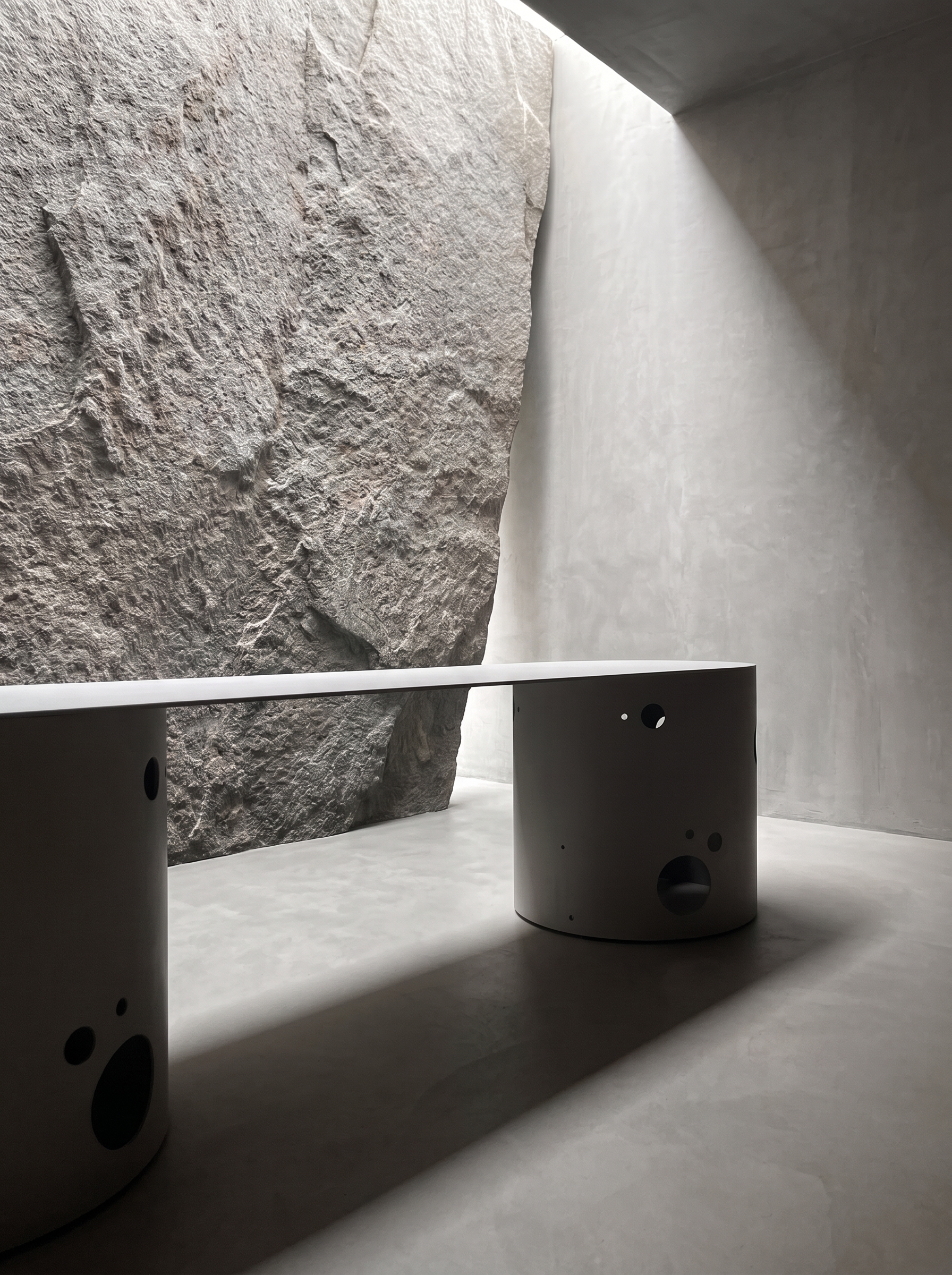 Architectural Powercoated Silös Bench