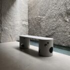 Architectural Powercoated Silös Bench