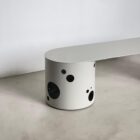 Architectural Powercoated Silös Bench